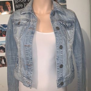 Distressed Jean Jacket
